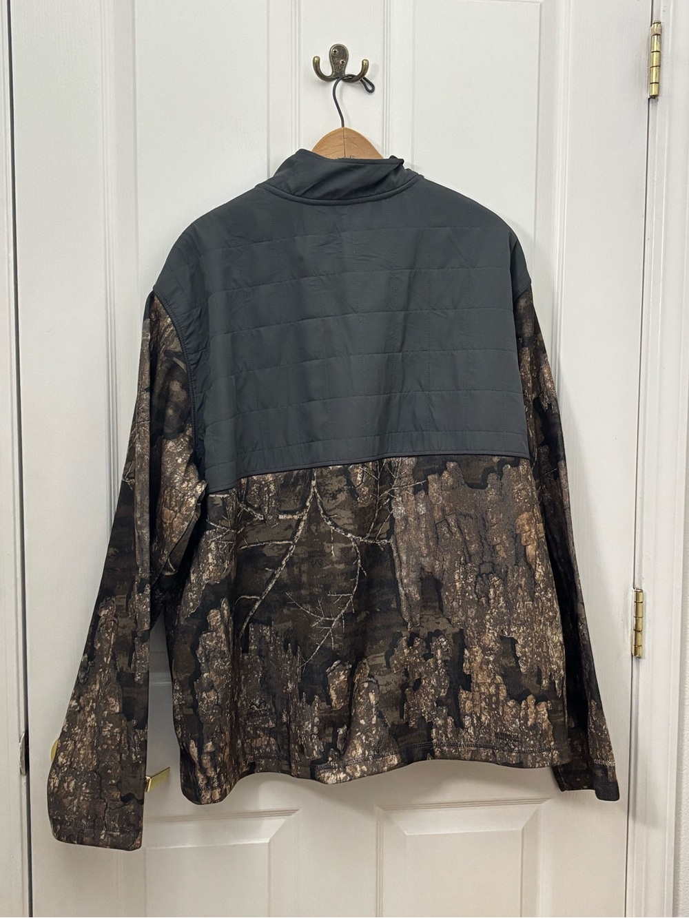 Habit Men’s 2XL Camo Hunting Jacket Scent Factor Fleece Lined 1/2 Zip - Picture 2 of 3